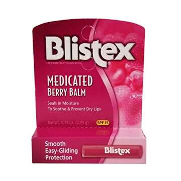 Blistex Medicated Lip Balm SPF 15 Berry - Hydrating Care for All Ages