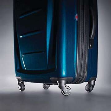 Samsonite Winfield 2 Hardside Expandable Luggage with Spinner Wheels, Deep Blue, Carry-On 20-Inch