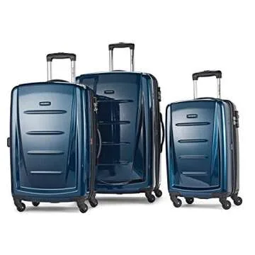 Samsonite Winfield 2 Hardside Expandable Luggage with Spinner Wheels, Deep Blue, Carry-On 20-Inch
