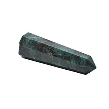 Chrome Diopside Crystal Towers ~ Natural Healing Crystal Point Obelisk for Reiki Healing and Crystal...