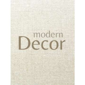 modern Decor: Decorative Coffee Table Book for Interior Design (Exquisite Neutrals)