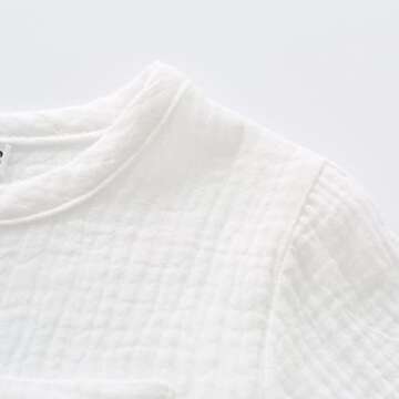 Stylish Ashmyova Boys Cotton Linen Shirt for toddlers