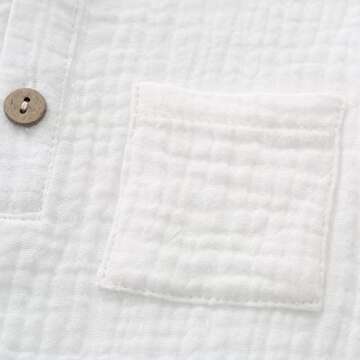 Stylish Ashmyova Boys Cotton Linen Shirt for toddlers