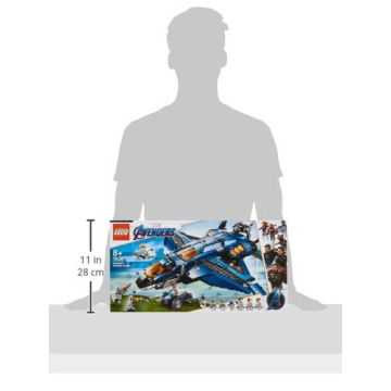 LEGO 76126 Quinjet Plane Marvel Building Set for Heroes