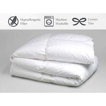 Westin Down Alternative Duvet - 233 Thread Count - Hypoallergenic Duvet Insert/Comforter - Full (76" x 86")