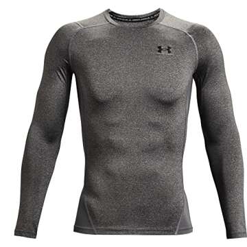 Under Armour Men's HeatGear Compression T-Shirt - Carbon Heather