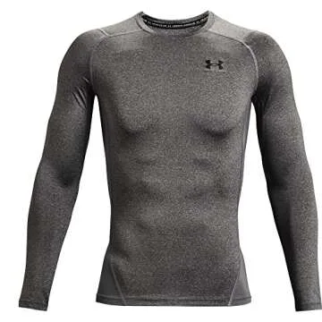 Under Armour Men's HeatGear Compression T-Shirt - Carbon Heather