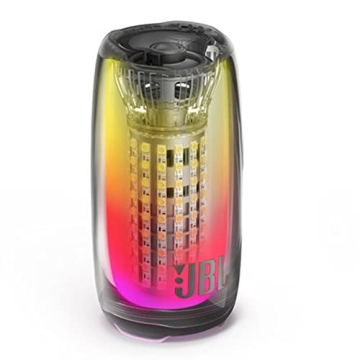 JBL Pulse 5 Waterproof Portable Bluetooth Speaker with 360 Color LED and gSport Case (Black)