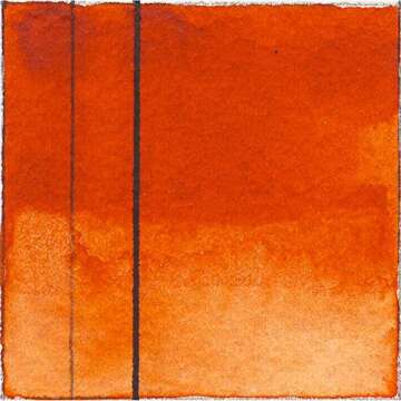 QoR Artist Watercolors by GOLDEN, Transparent Pyrrole Orange, 11 ml Tube, Professional Watercolor Paint, Transparent