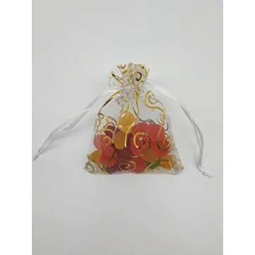 Elegant Ankirol Sheer Organza Favor Bags 100pcs
