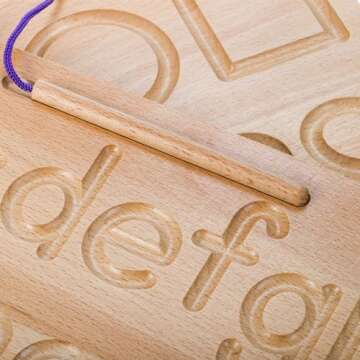 Suwimut Double-Sided Wooden Tracing Board for Kids