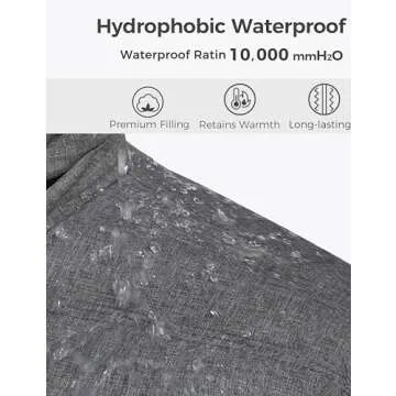 wantdo Men's Puffer Jacket Heavy Winter Coat Thicken Puffy Coat (Heather Gray, Medium)