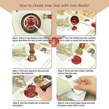 7 In 1 Wax Seal Kit with 24 Colors for Crafting & Gifts