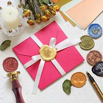 7 In 1 Wax Seal Kit with 24 Colors for Crafting & Gifts