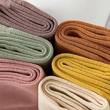 TeenFighter 10 Pairs of Comfortable Casual Cotton Socks for Women, Crew Size, Solid Color Stretch Socks for Girls