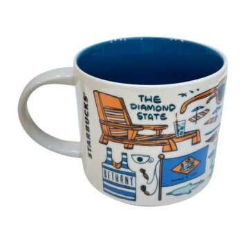 Starbucks Been There Series Delaware Ceramic Coffee Mug, 14 Oz