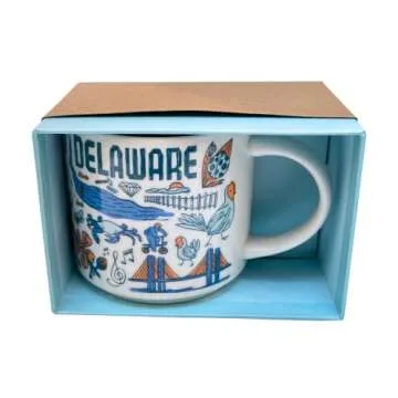 Starbucks 14 Oz Been There Delaware Ceramic Mug