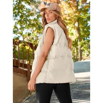 Stylish AUTOMET Women's Puffer Vest for Cold Weather