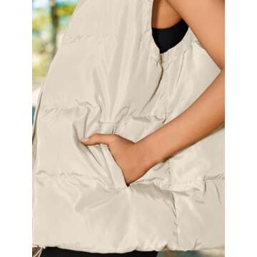 Stylish AUTOMET Women's Puffer Vest for Cold Weather