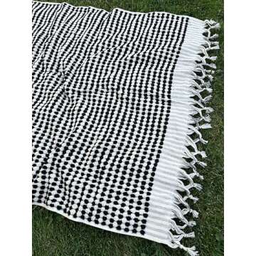 muslin babies Rainbow Bath Towel Soft Cotton Beach Towel - Multicolor Thick Absorbent Turkish Towel ...