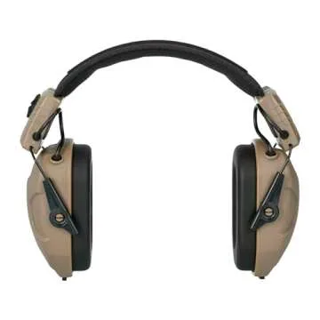 WALKER'S XCEL Digital Electronic Muff-26dB NRR Noise Protection Sound Enhancement Shooting Safety Earmuff, 2 AAA Batteries, XCEL 100, One Size