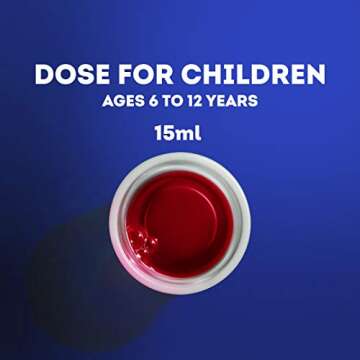 Vicks NyQuil Children's, Nighttime Cold & Cough Multi-Symptom Relief, Relieves Sneezing, Runny Nose, Cough, Berry Flavor, 8 Fl Oz