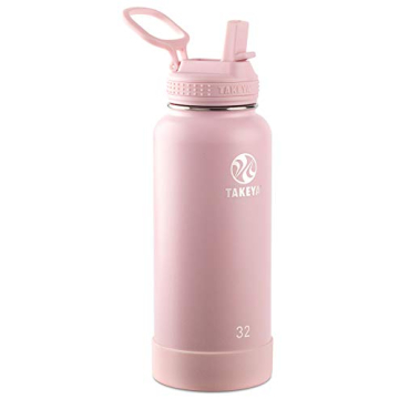 Takeya Motivational Water Bottle with Straw Lid 64 oz