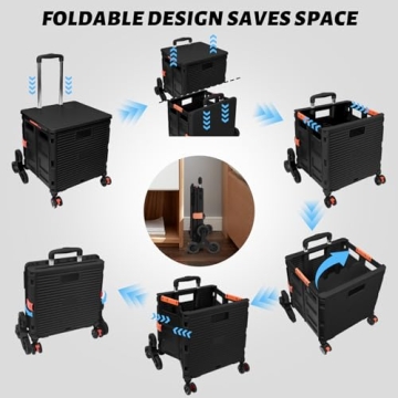FELICON SELORSS Folding Utility Cart for Easy Transport