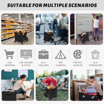 FELICON SELORSS Folding Utility Cart for Easy Transport