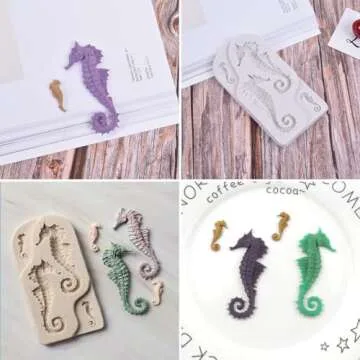 Seahorse Fondant Cake Mold for Creative Baking