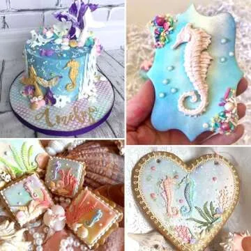 Seahorse Fondant Cake Mold for Creative Baking