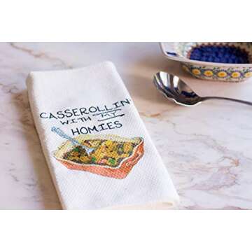 Funny Kitchen Tea Towel – Quirky Home Decor Gift