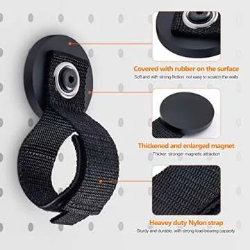Heavy Duty Magnetic Hooks for Tool Organization - Homde