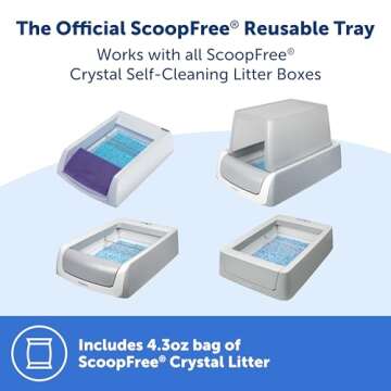 PetSafe ScoopFree Crystal Reusable Tray Refill 4.3 lb
