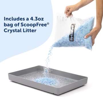 PetSafe ScoopFree Crystal Reusable Tray Refill 4.3 lb