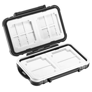 Neewer 14 Slots Memory Card Case Holder, Durable Waterproof Anti-Shock Storage Protector Card Box fo...
