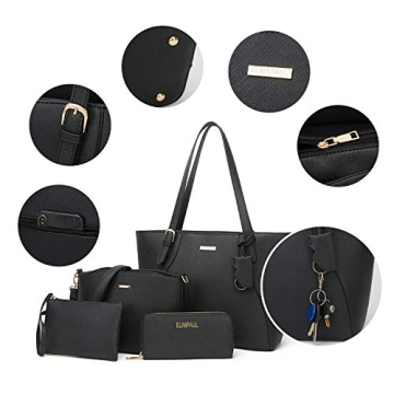 Chic 4-Piece Handbag Set for Stylish Women