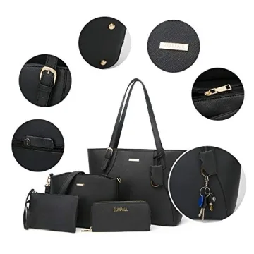 Chic 4-Piece Handbag Set for Stylish Women