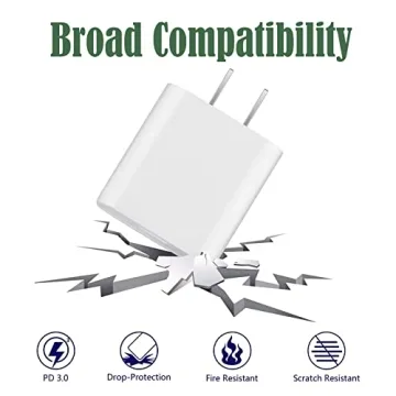 USB C Fast Charger with Lightning Cable for iPhone 14/13/12