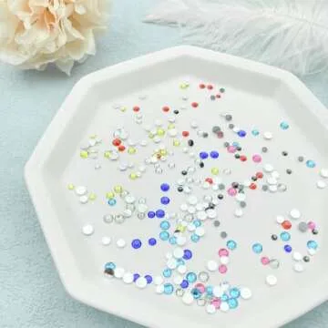 Mulutoo 18000Pcs Flatback Rhinestones for Crafting