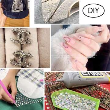 Mulutoo 18000Pcs Flatback Rhinestones for Crafting