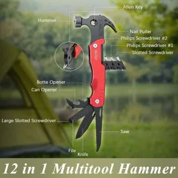 RoverTac 12-in-1 Multitool for Men and Dads
