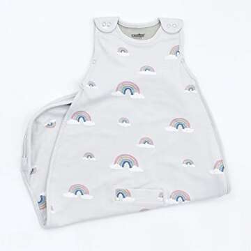 Woolino Merino Wool Ultimate Baby Sleep Sack - 4 Season Baby Wearable Blanket - Two-Way Zipper Adjus...