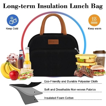 Insulated Lunch Bag for Work & Travel - Coobiiya