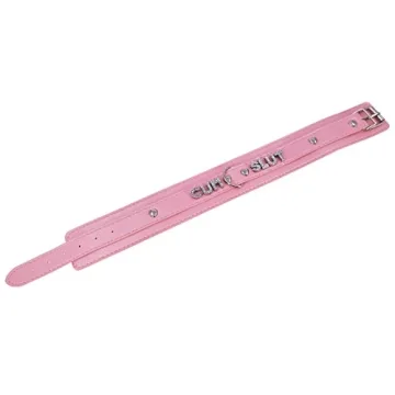Stylish Pink Vegan Leather Choker Necklace for Women