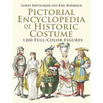 Pictorial Encyclopedia of Historic Costume: 1200 Full-Color Figures (Dover Fashion and Costumes)