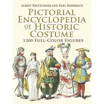 Pictorial Encyclopedia of Historic Costume: 1200 Full-Color Figures (Dover Fashion and Costumes)