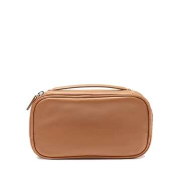 Leatherology Cognac Nested Travel Organizer Trio