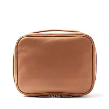 Leatherology Cognac Nested Travel Organizer Trio
