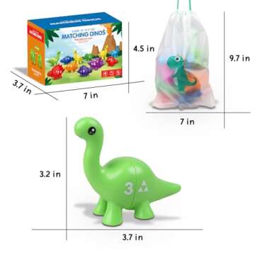 Toddler Dinosaur Montessori Toys for Fun Learning